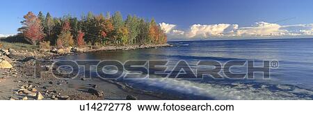 Grand Islands National Recreation Area, Lake Superior, Michigan View Large Photo Image Stock Photo - Grand Islands National Recreation Area, Lake Superior, Michigan. Fotosearch