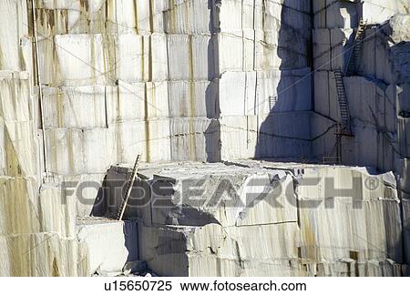 Stock Photography - Granite Quarry in Barre VT, the world's largest monument quarry. Fotosearch