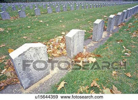 Gravestones in Confederate Cemetery, Rock Island, Illinois View Large Photo Image Stock Photo - Gravestones in Confederate Cemetery, Rock Island, Illinois. Fotosearch