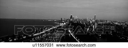 Grayscale panoramic view of Diversey Harbor and Lincoln Park, Chicago, IL View Large Photo Image Stock Image - Grayscale panoramic view of Diversey Harbor and Lincoln Park, Chicago, IL. Fotosearch