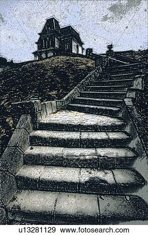 Stock Photo - Haunted House. Fotosearch