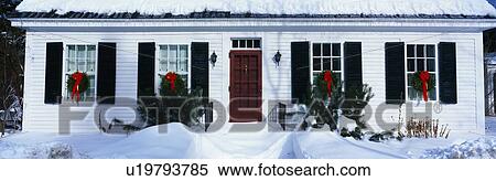 Home in a winter setting View Large Photo Image Stock Photography - Home in a winter setting. Fotosearch