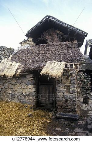 Picture - House in Bei Village in Dali, Yunnan Province, People's Republic of China. Fotosearch