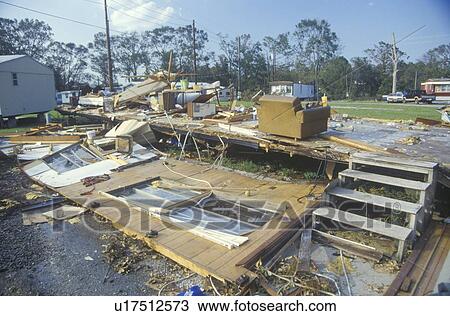 Hurricane Andrew left one trailer home in complete ruins View Large Photo Image Stock Image - Hurricane Andrew left one trailer home in complete ruins. Fotosearch