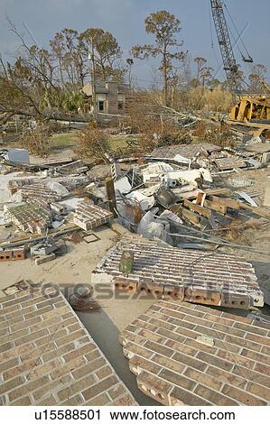 Stock Image - Hurricane Ivan Damage. Fotosearch