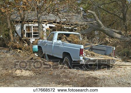 Stock Image - Hurricane Ivan Damage. Fotosearch