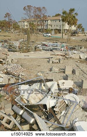 Stock Photography - Hurricane Ivan Damage. Fotosearch