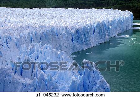 Stock Image - Icy formations. Fotosearch