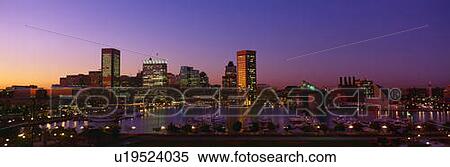 Inner Harbor, Baltimore, Sunset, Maryland View Large Photo Image Stock Photography - Inner Harbor, Baltimore, Sunset, Maryland. Fotosearch