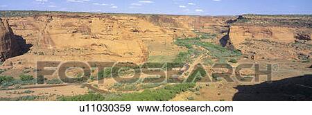 Stock Photo - Junction Overlook, Canyon de Chelly National Monument, Arizona. Fotosearch