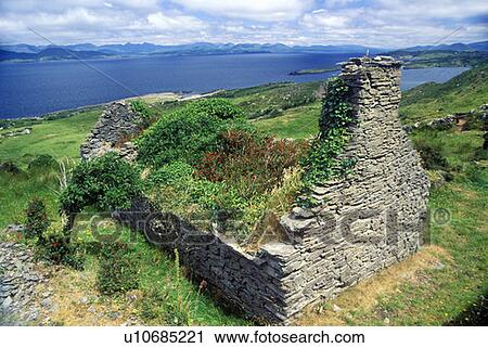 Stock Image - Kilcatherine Church, Cork, Ireland. Fotosearch