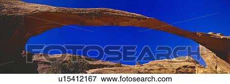 Stock Photo - Landscape Arch, Arches National Park, Moab, Utah. Fotosearch