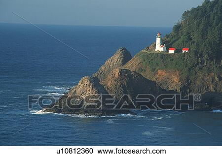 Lighthouse on coast View Large Photo Image Stock Image - Lighthouse on coast. Fotosearch