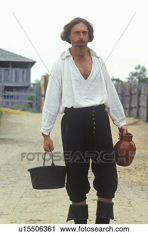 Living history reenactment of Pilgrims on Plymouth Plantation View Large Photo Image Stock Image - Living history reenactment of Pilgrims on Plymouth Plantation. Fotosearch