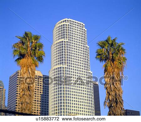 Stock Image - Los Angeles Skyline. Fotosearch