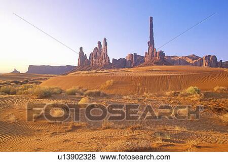 Monument Valley Tribal Park At Sunrise, Arizona View Large Photo Image Stock Photo - Monument Valley Tribal Park At Sunrise, Arizona. Fotosearch