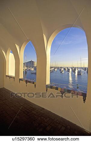 Morning light on the Via Casino and Avalon Harbor, Avalon, Catalina Island, California View Large Photo Image Stock Image - Morning light on the Via Casino and Avalon Harbor, Avalon, Catalina Island, California. Fotosearch