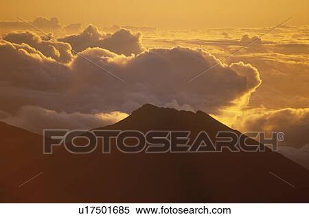 Mount Haleakala Volcano at Sunrise, Maui, Hawaii View Large Photo Image Stock Photography - Mount Haleakala Volcano at Sunrise, Maui, Hawaii. Fotosearch