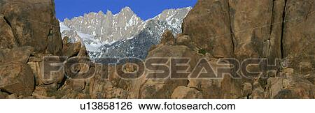 Stock Photograph - Mount Whitney, Lone Pine, California. Fotosearch