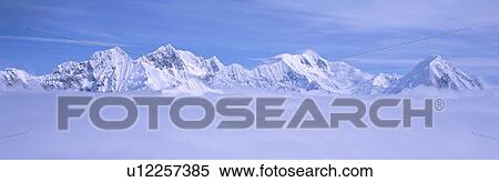 Stock Photography - Mountains and glaciers in Wrangell-St. Elias National Part, Alaska. Fotosearch