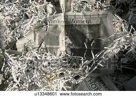 Stock Image - Newspaper Shreds. Fotosearch