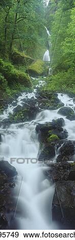 Stock Photo - Northern Falls at Silver Falls State Park, Salem, Oregon. Fotosearch
