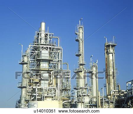 Oil refinery View Large Photo Image Stock Image - Oil refinery. Fotosearch