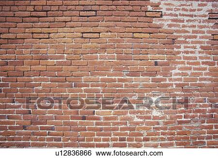 Old Brick Wall View Large Photo Image Stock Photograph - Old Brick Wall. Fotosearch