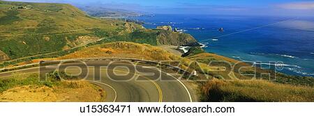 Pacific Coast Highway View Large Photo Image Stock Image - Pacific Coast Highway. Fotosearch