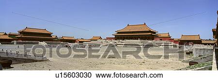 Stock Image - Palace area of The Forbidden City. Fotosearch