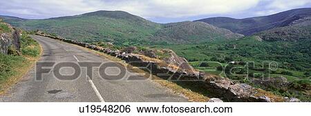 Panoramic view of Healy Pass, Cork, Ireland View Large Photo Image Stock Photograph - Panoramic view of Healy Pass, Cork, Ireland. Fotosearch