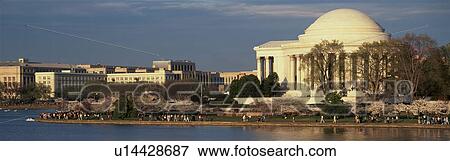 Stock Photo - Panoramic view of Jefferson Memorial. Fotosearch