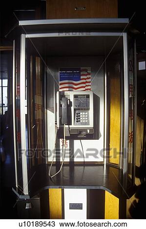 Phone booth View Large Photo Image Stock Image - Phone booth. Fotosearch