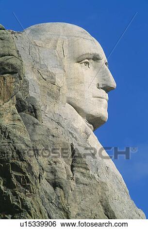 Profile of George Washington on Mt. Rushmore, South Dakota View Large Photo Image Stock Photograph - Profile of George Washington on Mt. Rushmore, South Dakota. Fotosearch