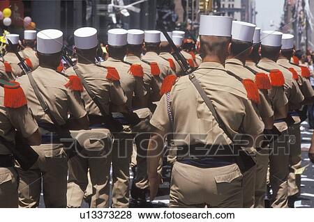 Rear View of Soldiers Marching in Ticker Tape Parade, New York City, New York View Large Photo Image Stock Photo - Rear View of Soldiers Marching in Ticker Tape Parade, New York City, New York. Fotosearch