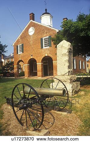 Red brick courthouse with cannon in foreground, Fairfax County, VA View Large Photo Image Stock Image - Red brick courthouse with cannon in foreground, Fairfax County, VA. Fotosearch