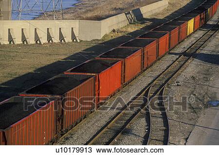 Red coal cars View Large Photo Image Stock Image - Red coal cars. Fotosearch