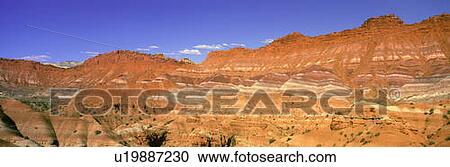 Stock Image - Red rocks at Old Movie Set, Vermillion Cliffs, Utah. Fotosearch