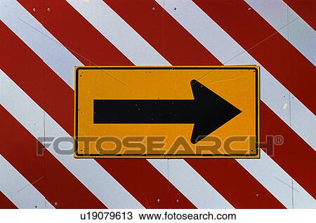 Road Sign with a Pointing Arrow View Large Photo Image Stock Image - Road Sign with a Pointing Arrow. Fotosearch