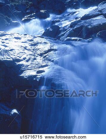 Stock Photography - Rocky stream in Tuolumne Meadows, Yosemite National Park, California. Fotosearch