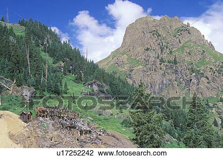 Ruins of old Silver Trust Mine in Ruby City, CO View Large Photo Image Stock Image - Ruins of old Silver Trust Mine in Ruby City, CO. Fotosearch
