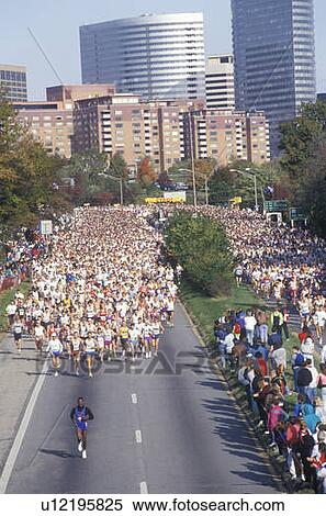 Runners in marathon, Washington, D. C. View Large Photo Image Stock Photography - Runners in marathon, Washington, D. C.. Fotosearch