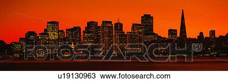 San Franscisco Skyline View Large Photo Image Stock Image - San Franscisco Skyline. Fotosearch
