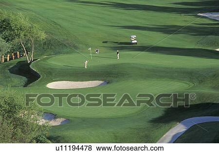 Stock Photo - Scenic overview of Greens. Fotosearch