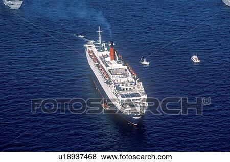 Ship sailing into New York Harbor View Large Photo Image Stock Photo - Ship sailing into New York Harbor. Fotosearch