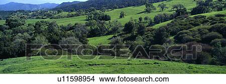 Picture - Sierra de Salinas Mountains, Carmel Valley, California. Fotosearch