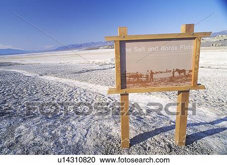 Sign For The Salt and Borax Flats, Death Valley, California View Large Photo Image Stock Image - Sign For The Salt and Borax Flats, Death Valley, California. Fotosearch