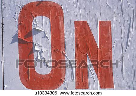 Sign “on" View Large Photo Image Stock Photography - Sign “on". Fotosearch