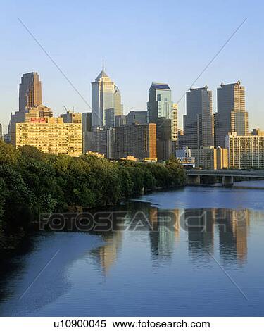 Stock Photography - Skyline of Philadelphia. Fotosearch