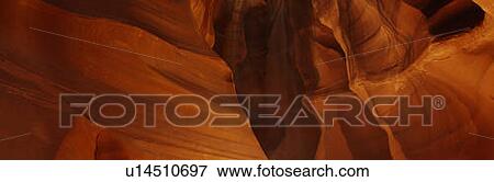 Stock Photo - Slot Canyon, Antelope Desert Canyon, Arizona. Fotosearch